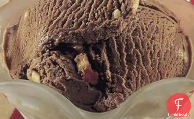 Schokoladen-Kirsch-Mandel-Eis