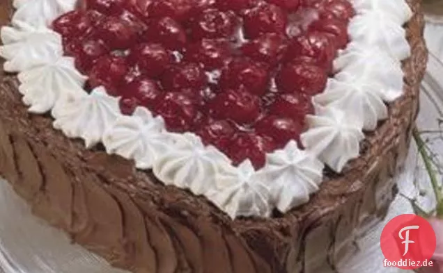 Schokolade Kirsche Valentine Torte