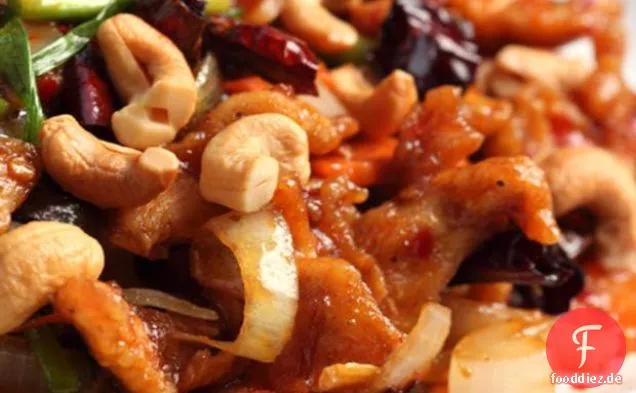Huhn und Cashew Stir- Fry Salat
