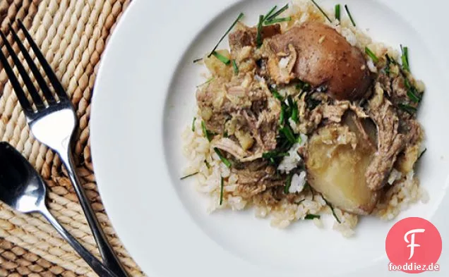Slow Cooker Coconut & Green Curry Schweinefleisch