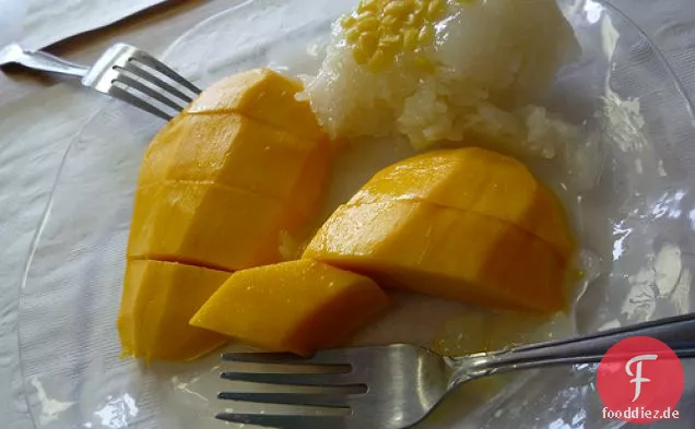 Mango mit Kokos-Klebreis