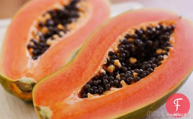 Fettarme Papaya-Kokos-Muffins