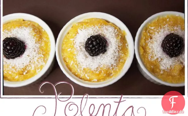 Butternut & Kokos Polenta Pudding