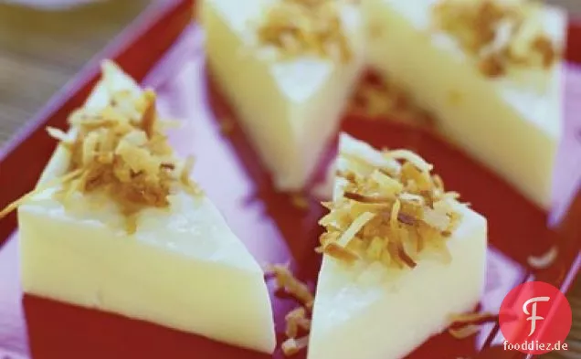Kokos-Pudding Dreiecke