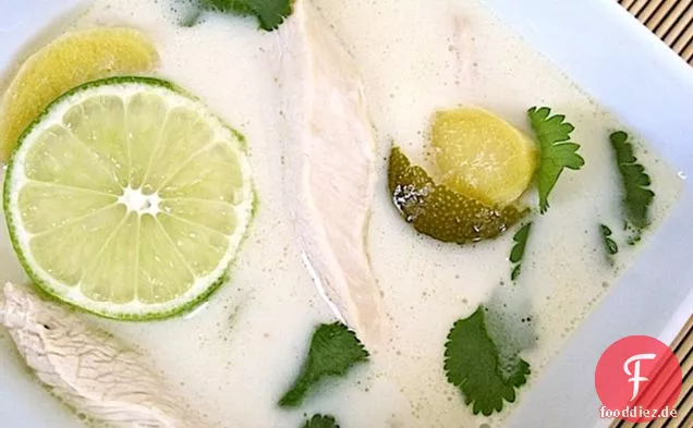 Kokos-Hühnersuppe