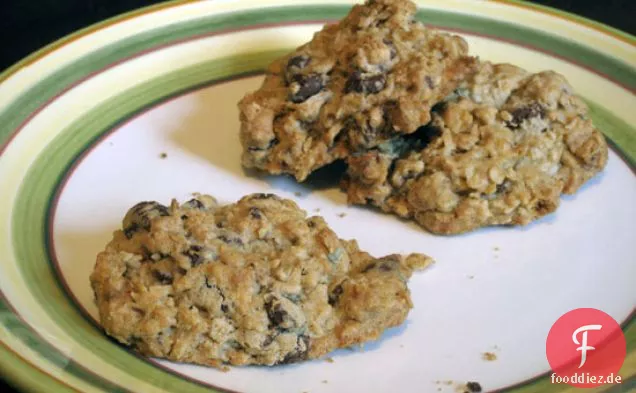 Haferflocken Kokosnuss Schokolade Chip Cookies