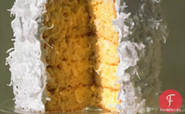 Kokosnuss-Schicht-Kuchen