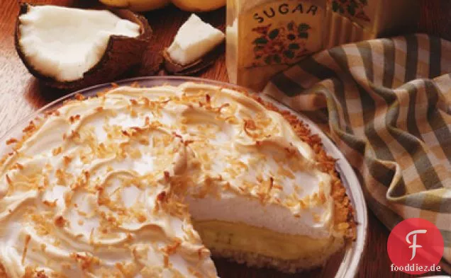 Kokos-Bananen-Sahnetorte
