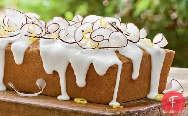 Zitrone-Kokos-Pfund Kuchen Laib