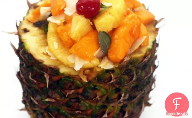 Mango Ananas Kokosnuss Salat