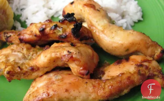 Huhn Satay Mit Kokosreis