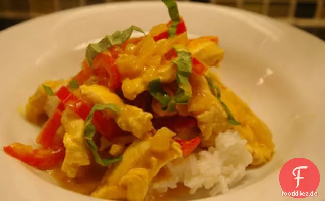 Kokos-Curry-Huhn