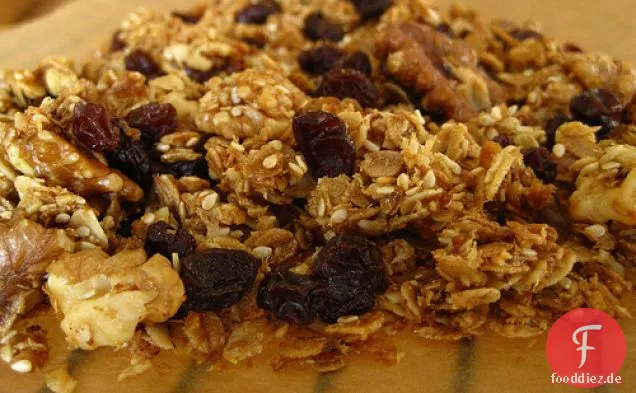 Ahorn Olivenöl Granola