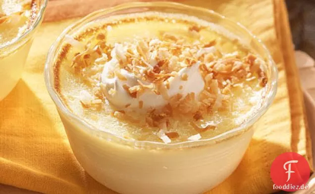 Gebackene Kokosnusspuddings