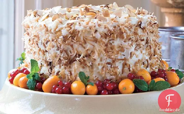 Kokos-Mandel-Sahne-Kuchen