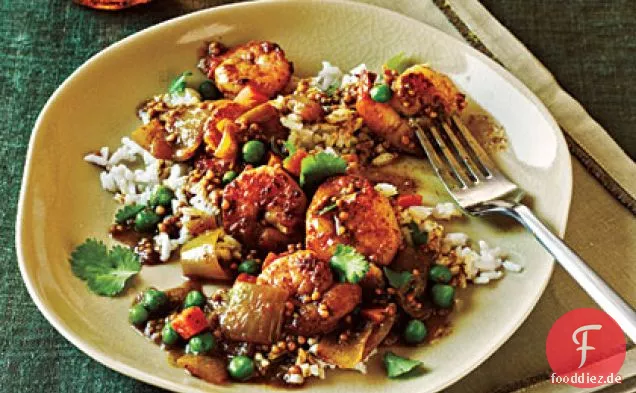 Bombay Shrimp Curry mit Kokosreis