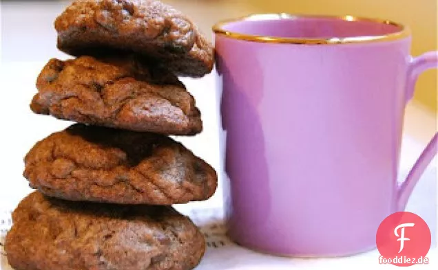 Doppelte Schokoladen-Espresso-Kekse