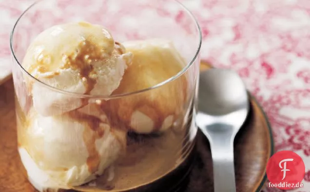 Vanilleschote Affogato