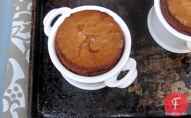 Espresso und Schokoladenfondants