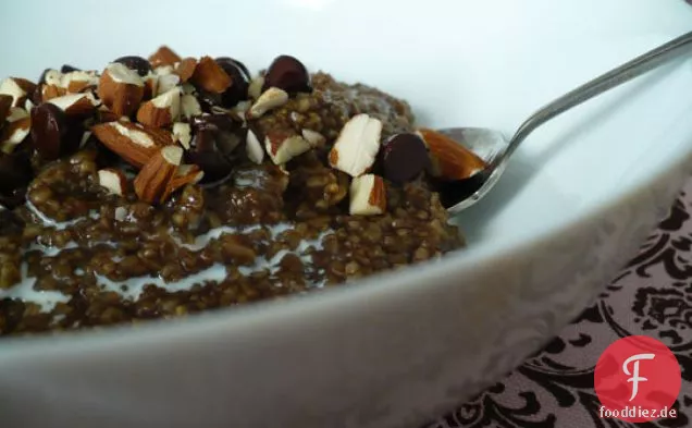 Mokka Crunch Haferflocken mit Stahl-cut Hafer
