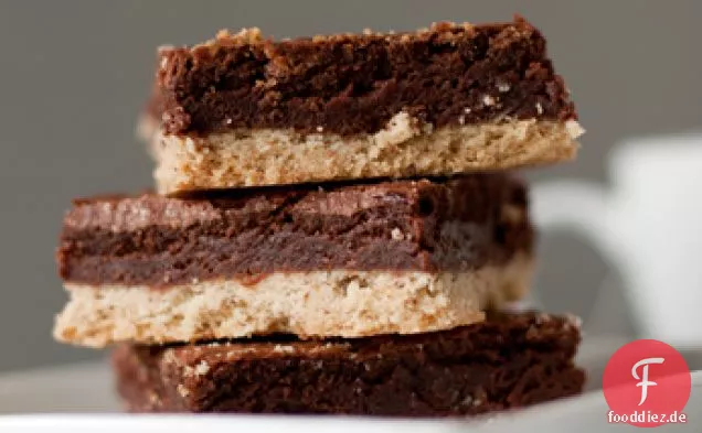 Espresso-shortbread-Brownie Bars