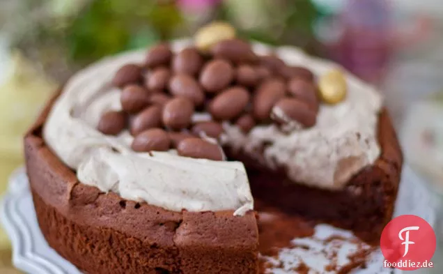 Mokka Schokolade Krater Kuchen