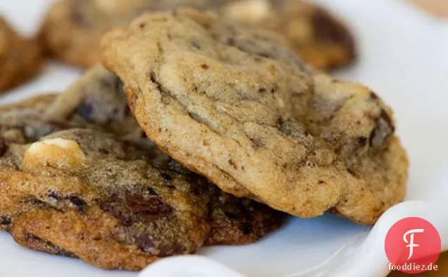 Mokka Chocolate Chip Cookies und ein Kochbuch-Wettbewerb