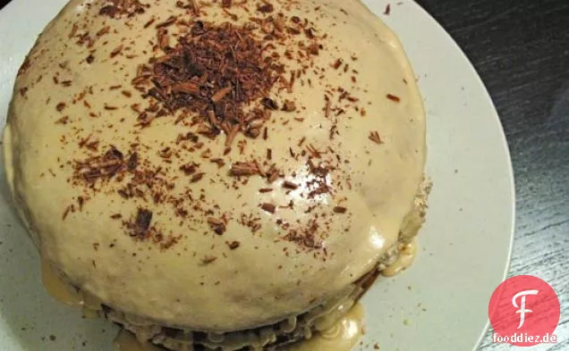 Kaffeekuchen mit Kaffeeglasur