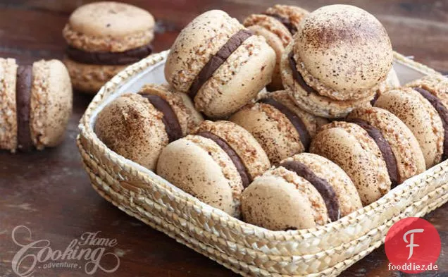 Cappuccino-Macarons