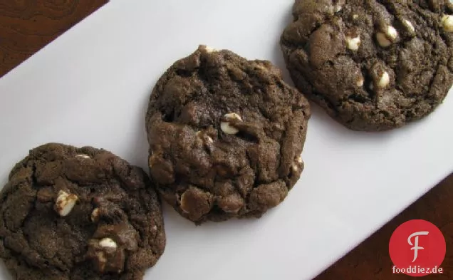 Weiße Schokolade Mokka Cookies