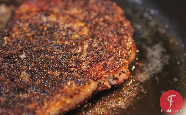 Kaffee verkrustete Steak