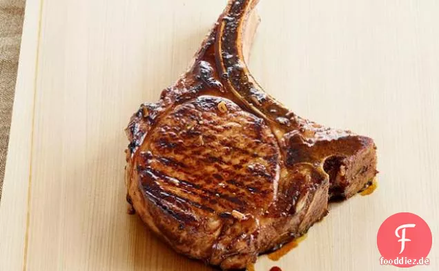 Alton Browns Melasse-und-Kaffee-Schweinekoteletts