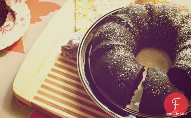 Einfacher veganer Schokoladenkuchen