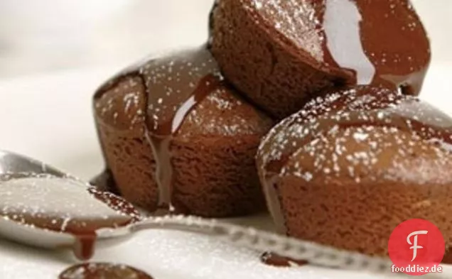 Mokka glasierte Brownie Tassen