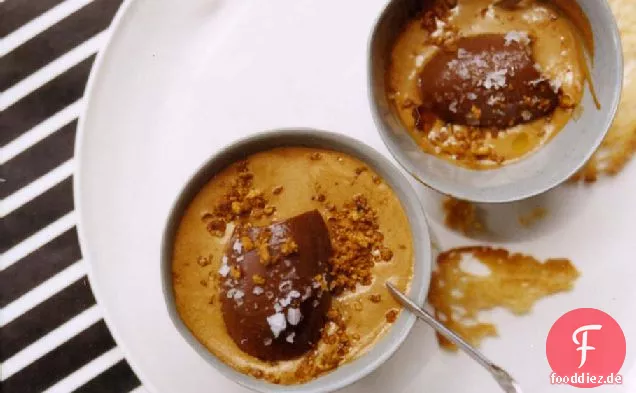 Milch-Schokolade Cremoso mit Espresso-Parfait