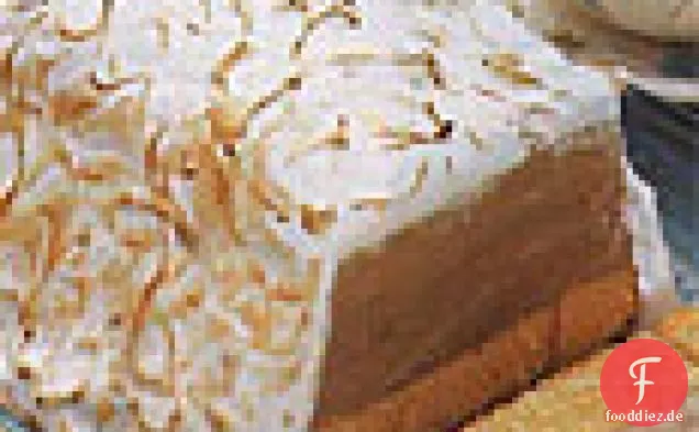 Kaffee Baked Alaska mit Mokka-Sauce