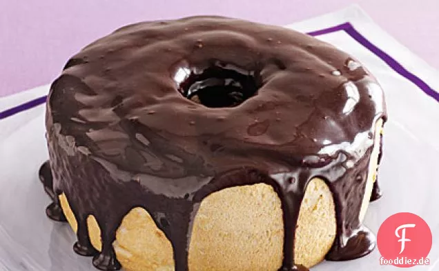 Kaffee Engel Essen Kuchen mit Fudge Glasur