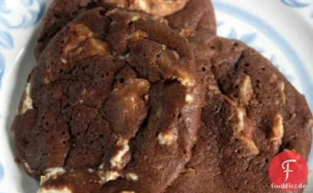 Schokolade Espresso Weiße Schokolade Chunk Cookies