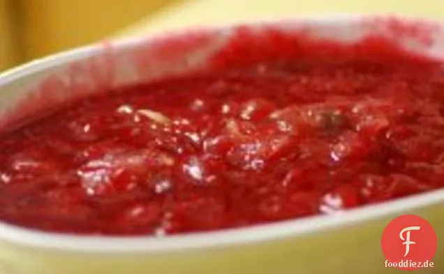 Orangen-Kardamom-Cranberry-Sauce Rezept
