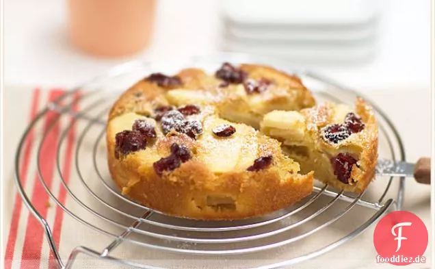 Reine Des Reinette Apfel-Cranberry-Kuchen