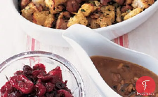 Cranberry-Sauce Mit Getrockneten Feigen