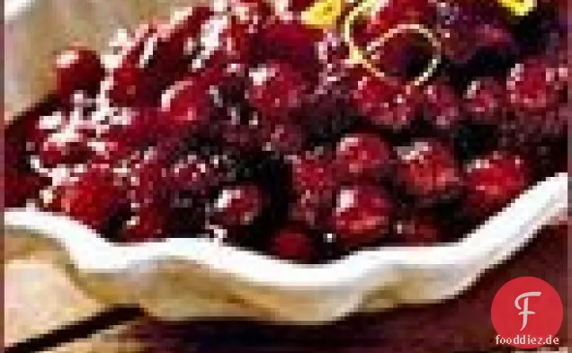 Cranberries mit Orangenschale und Portwein