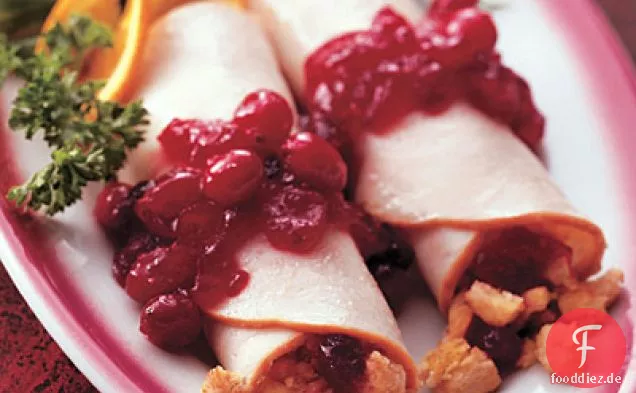 Türkei Cranberry Roll-ups