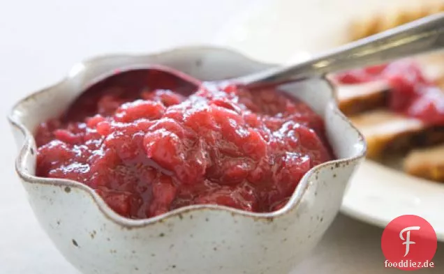 Gewürzte Cranberry-Sauce