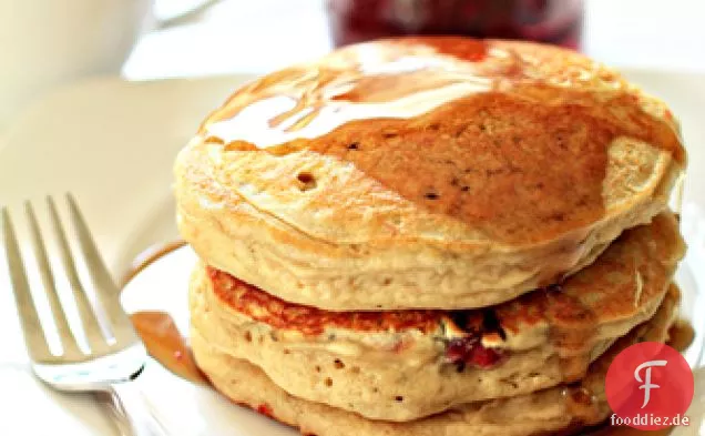 Orange-cranberry-Pfannkuchen