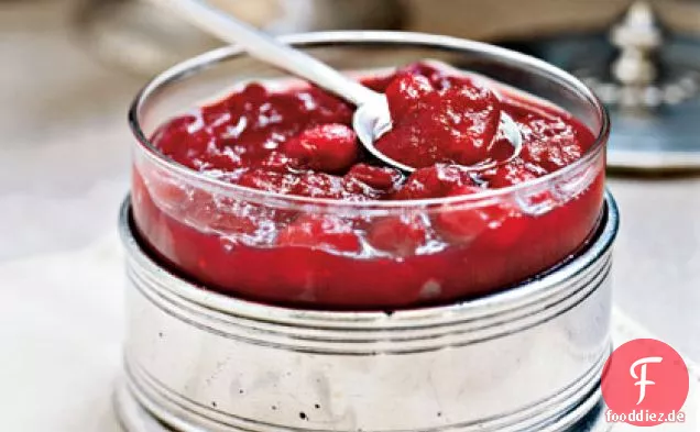 Grundlegende Cranberry-Sauce