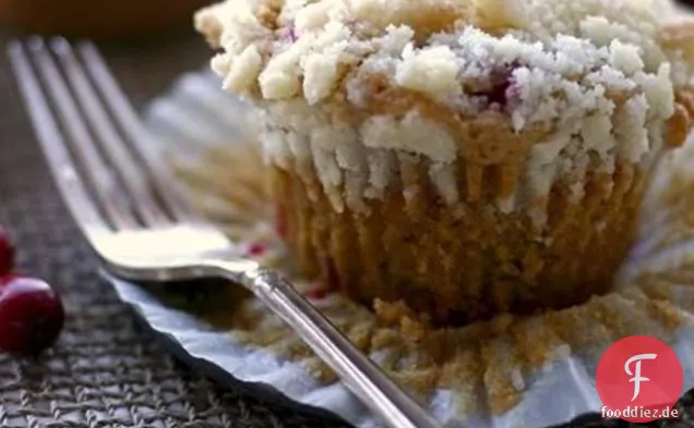 Bäckerei-Stil Cranberry-Streusel-Muffins