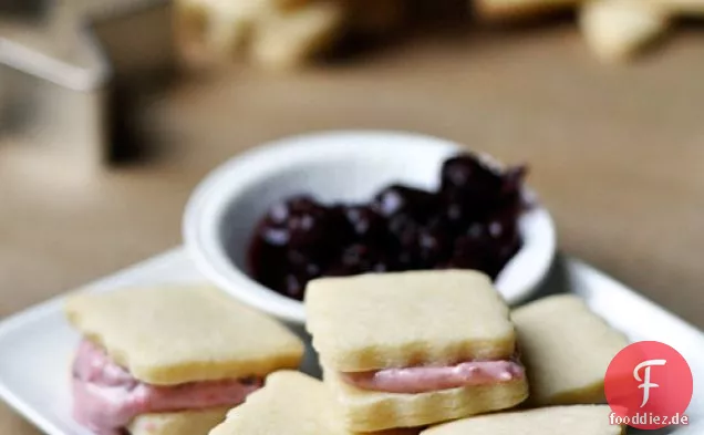 Cranberry-Frischkäse-Keksfüllung