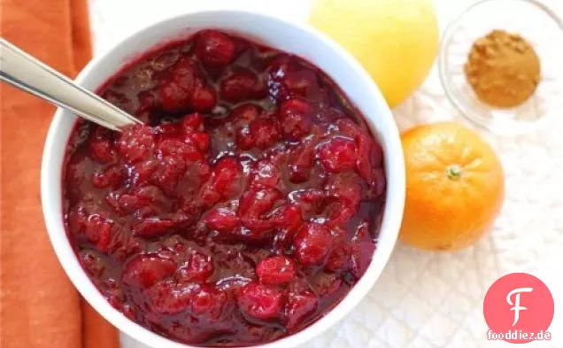 Schnelles Cranberry Orange Chutney