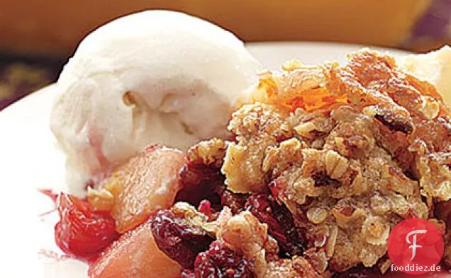 Birne-Apfel-Cranberry knackig